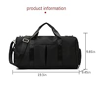 Amazon.com | Blackwheel Medium Sports Gym Bag with Shoe Bag